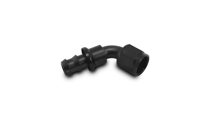 Vibrant Push-On 60 Degree Hose End Elbow FittingSize -10AN - 22610