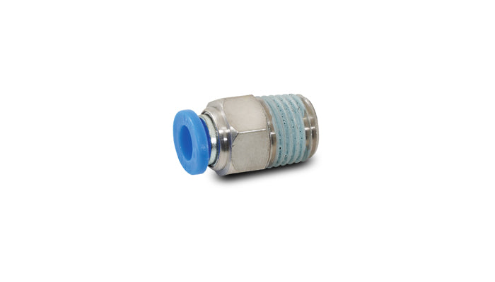 Vibrant Male Straight Fitting for 1/4in OD Tubing (3/8in NPT Thread) - 22638