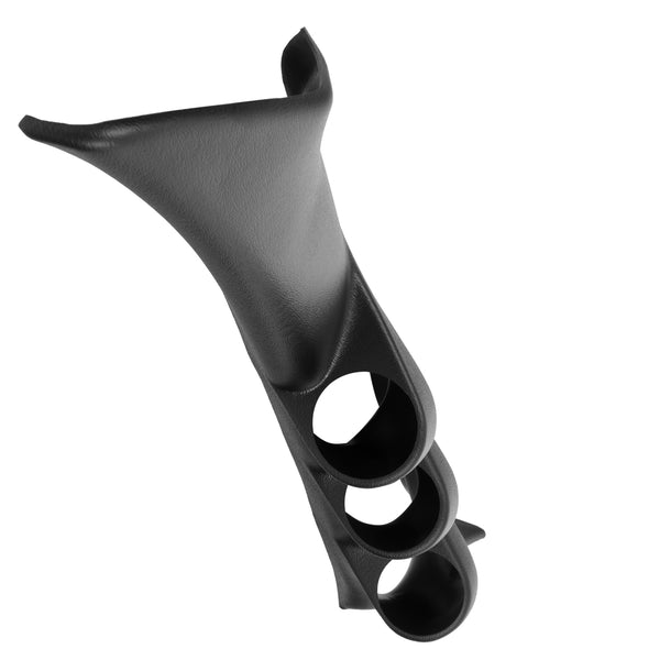 Autometer 00-04 Mazda Protege Black 52mm Triple Pillar - 22657