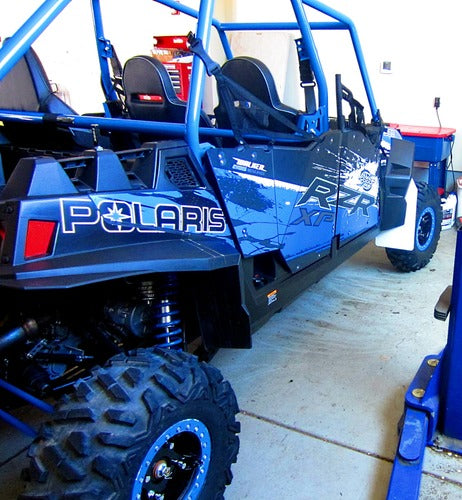 RokBlokz Polaris RZR 900, RZR 4 900, 11-14 Mud Flaps, FRONT