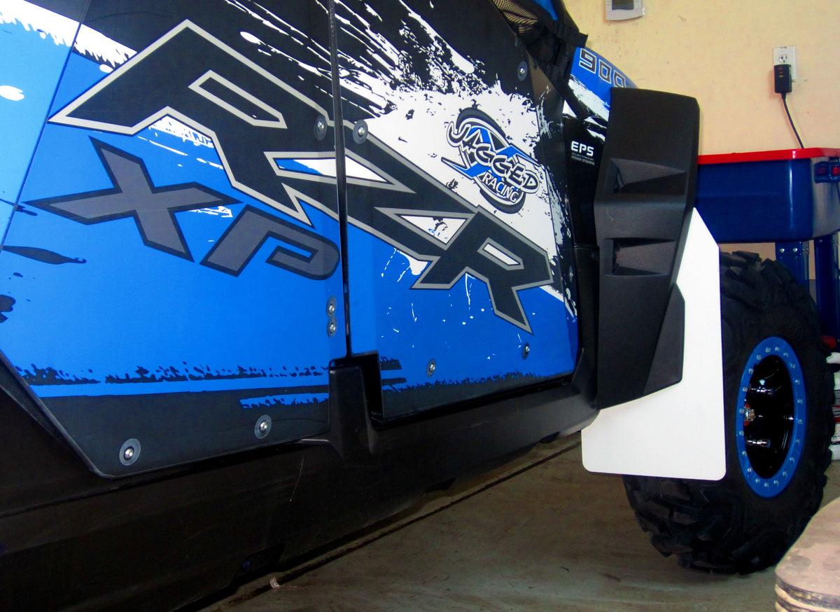 RokBlokz Polaris RZR 900, RZR 4 900, 11-14 Mud Flaps, FRONT