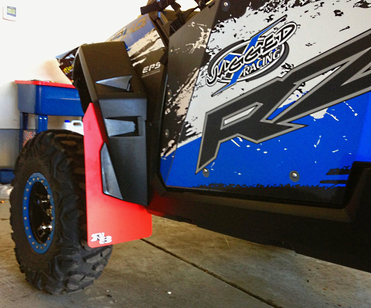 RokBlokz Polaris RZR 900, RZR 4 900, 11-14 Mud Flaps, FRONT
