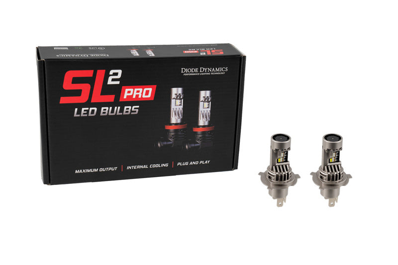 Diode Dynamics H4 White SL2 Pro LED Bulbs (Single) - DD0492S