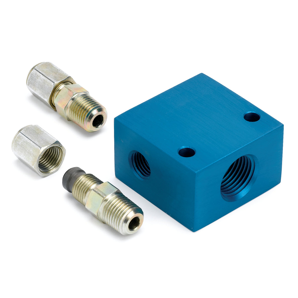 Autometer Transmission Line Adapter Fitting for 5/16in O.D. Tubing 1/2in NPTF - 2287