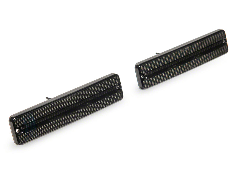 Raxiom 87-95 Jeep Wrangler YJ Axial Series LED Front Marker Lights- Smoked - J177412