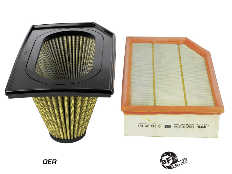 aFe Magnum FLOW Pro Guard7 Inverted Replacement Air Filter 18-19 Jeep Wrangler (JL) I4-2.0L(t) - 73-80280