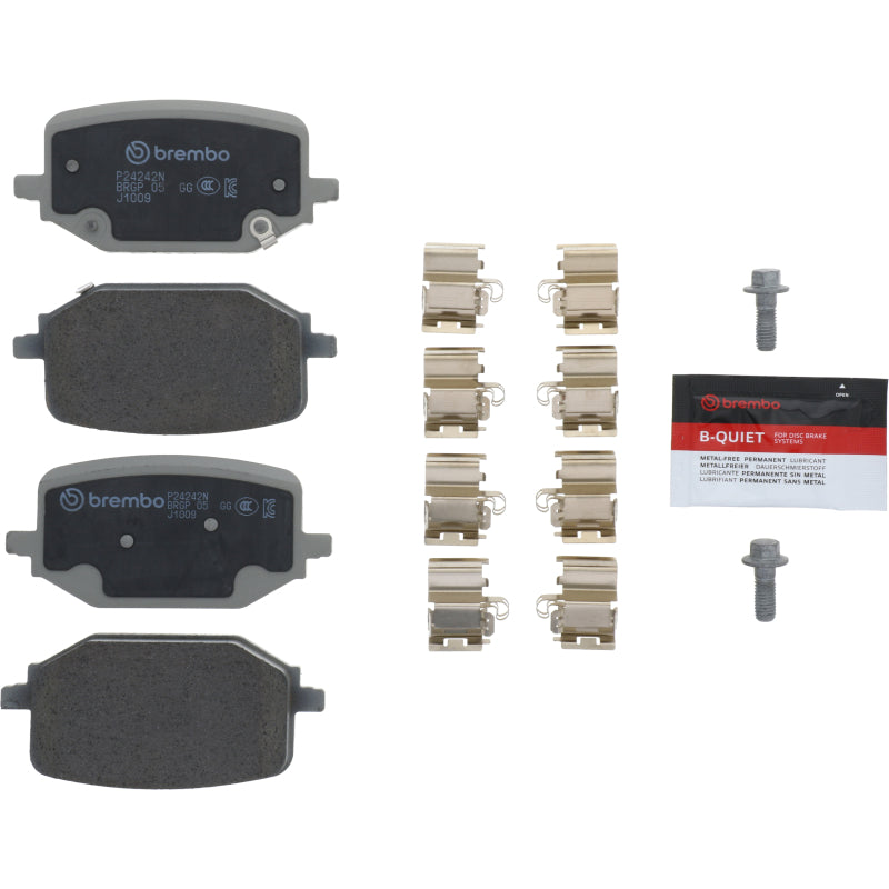 Brembo OE 20-23 Ford Explorer/Police Interceptor/20-22 Lincoln Aviator Ceramic Brake Pad - Rear - P24242N