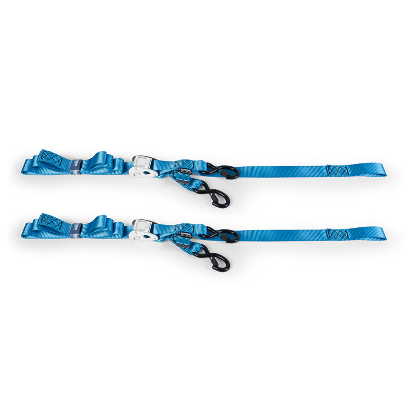 Borne Off-Road Cam Buckle Tie-Down Kit (2-Pack) Blue - BNRTC-TDCB-2BL