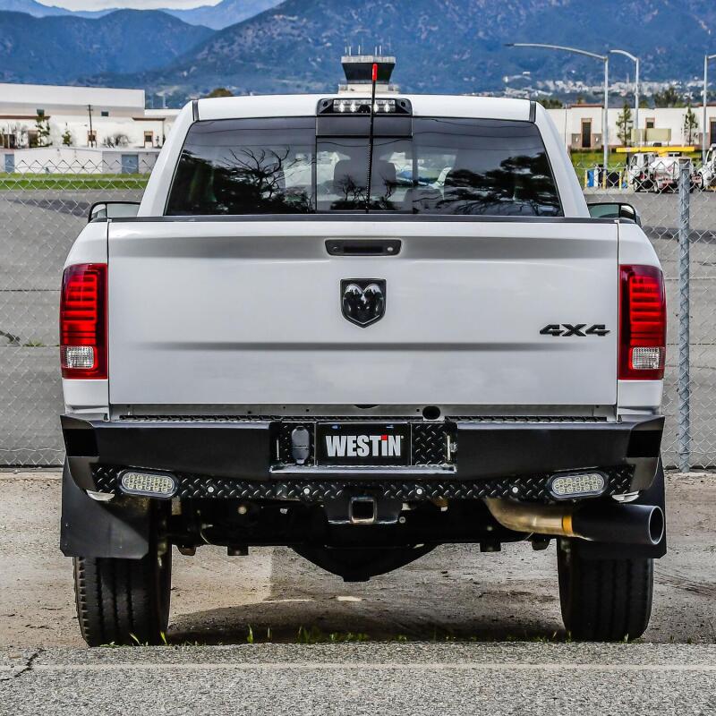 Westin 09-18 Ram 1500 HDX Bandit Rear Bumper - Black - 58-341175
