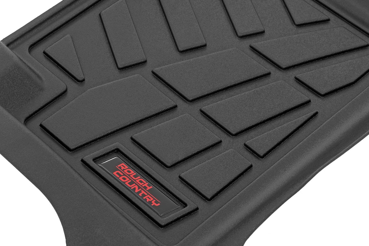 Rough Country - Sure-Fit Floor Mats- Front & Rear - Chevy/GMC Canyon/Colorado 2WD/4WD(2023-2025) - SM21313 by Rough Country -