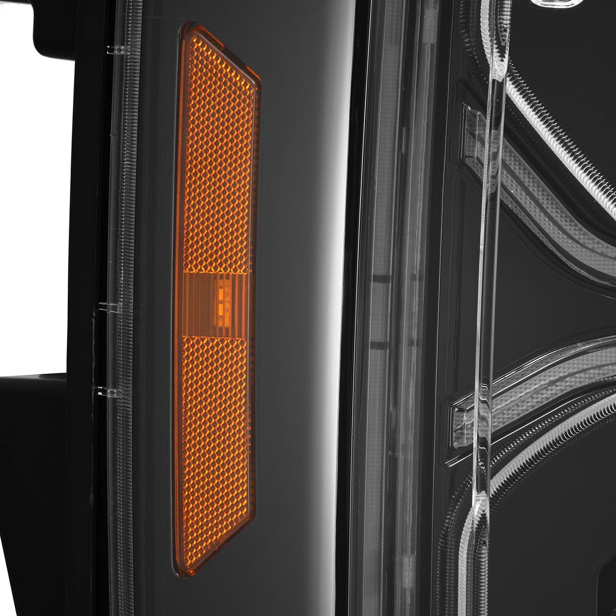 AlphaRex 23-26 Ford F-250 SD NOVA LED Proj Headlights Alpha Blk w/Activ Light/Seq Signal/Switchback - 880894