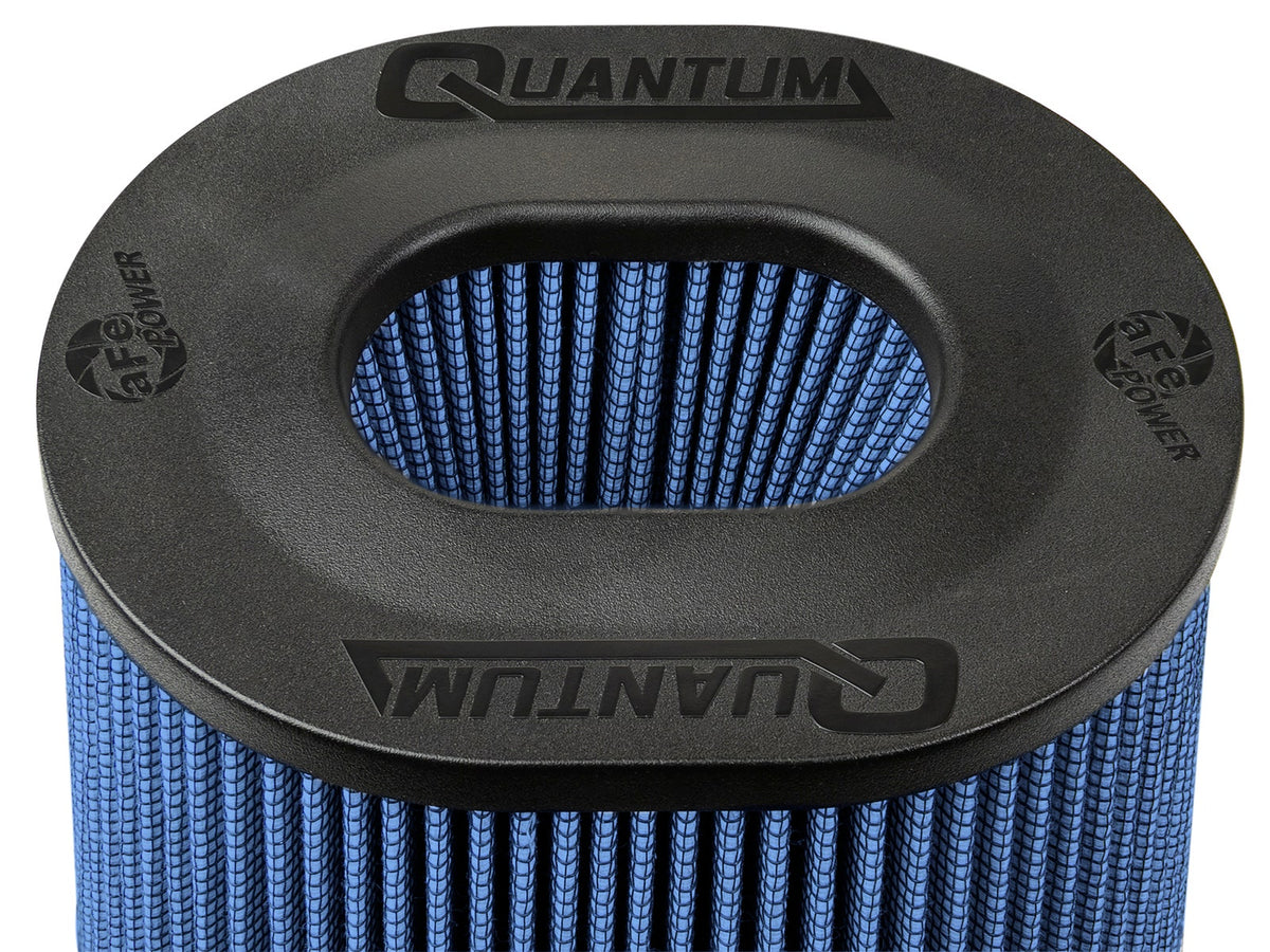 aFe Quantum Pro-5 R Air Filter Inverted Top - 5.5inx4.25in Flange x 9in Height - Oiled P5R - 23-91133