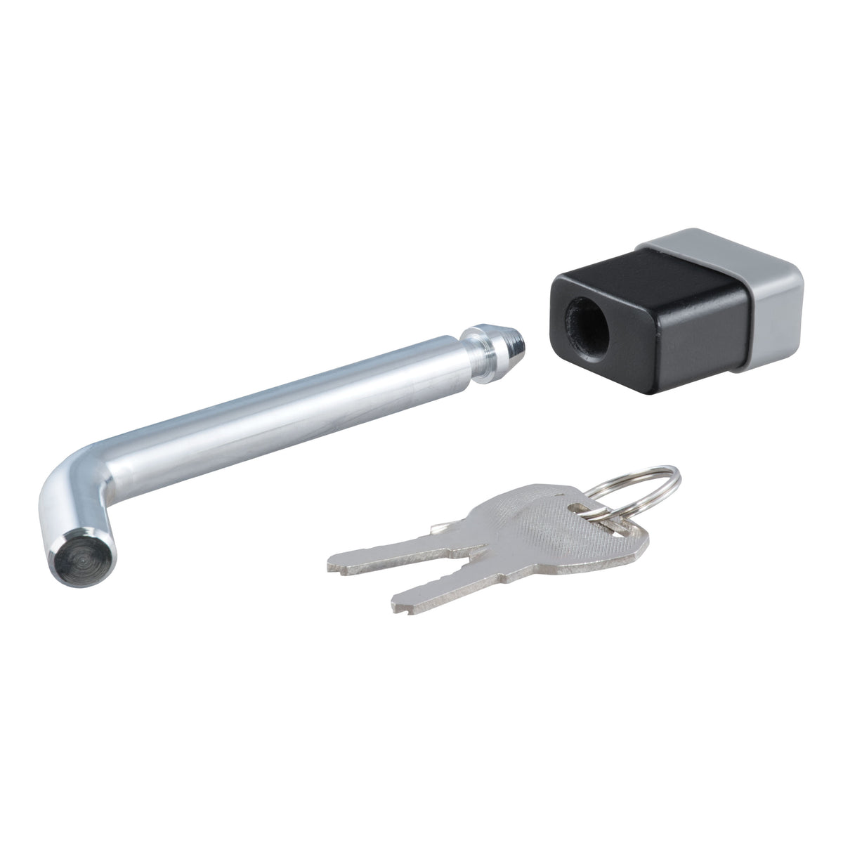 CURT 23021-KA Trailer Hitch Lock, 5/8-Inch Pin Diameter, Fits 2, 2-1/2 or 3-Inch Receiver, Keyed Alike