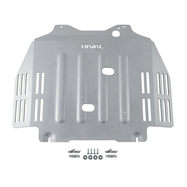 Rival 2021-2025 Toyota Tundra  Aluminum Transmission Catalytic Converter Skid Plate - 2333.9567.1.6