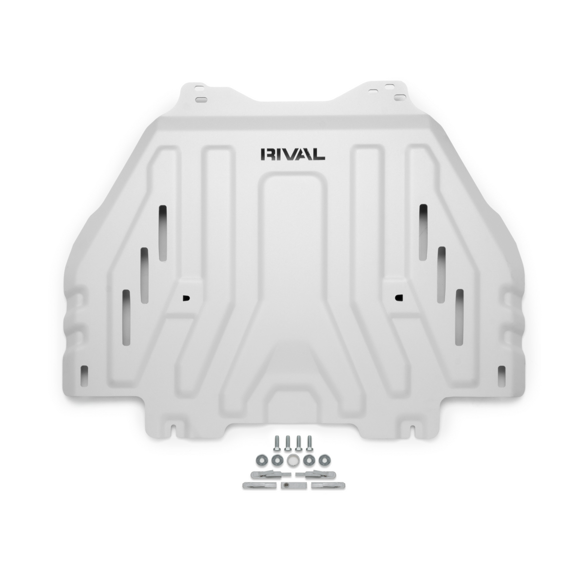 Rival 2025 Toyota 4Runner 6th Gen Gas Engine Aluminum Transmission Catalytic Converter Skid Plate - 2333.9567.4.6