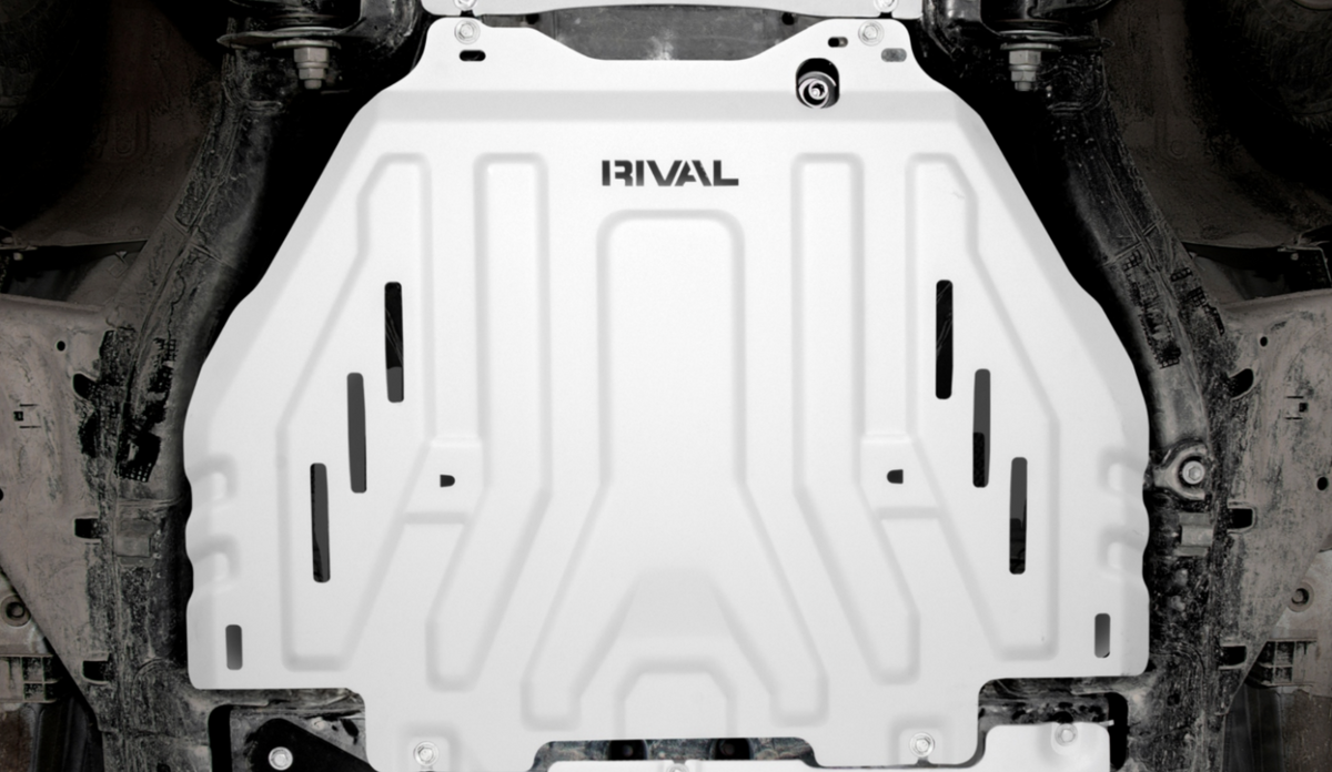 Rival 2025 Toyota 4Runner 6th Gen Gas Engine Aluminum Transmission Catalytic Converter Skid Plate - 2333.9567.4.6