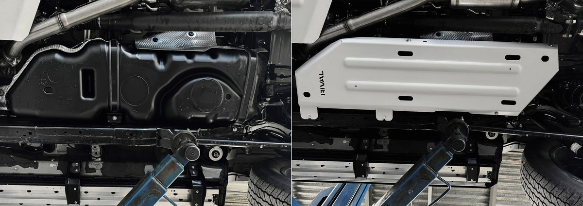 Rival 2024-2025 Toyota Land Cruiser Aluminum Fuel Tank Skid Plate - 2333.9581.1.6