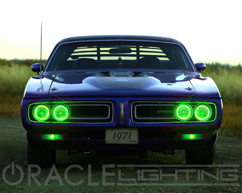Oracle Pre-Installed Lights 5.75 IN. Sealed Beam - ColorSHIFT Halo SEE WARRANTY - 6904-333