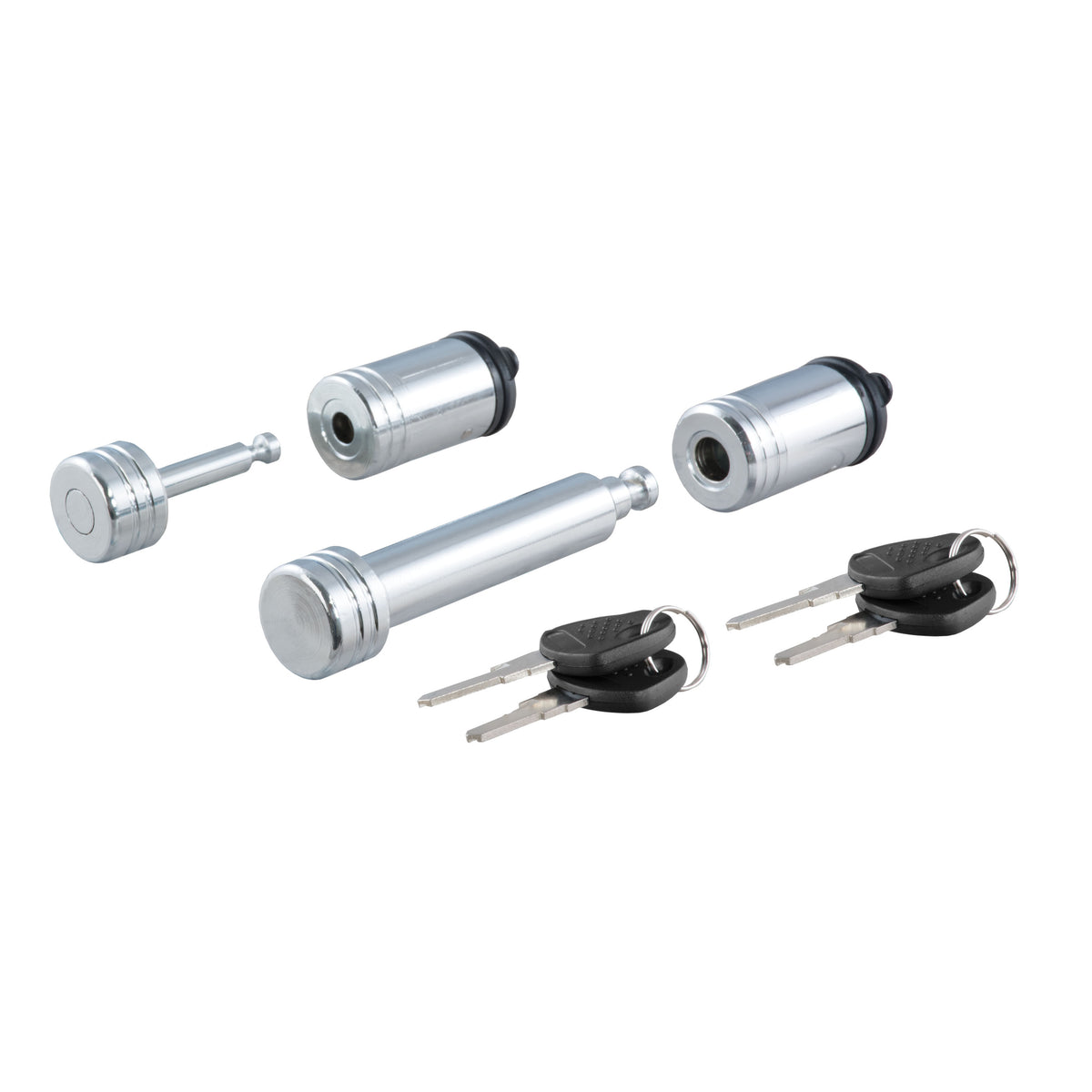 CURT 23526 Trailer Lock Set for 2-Inch Receiver, 7/8-Inch Coupler Latch Span