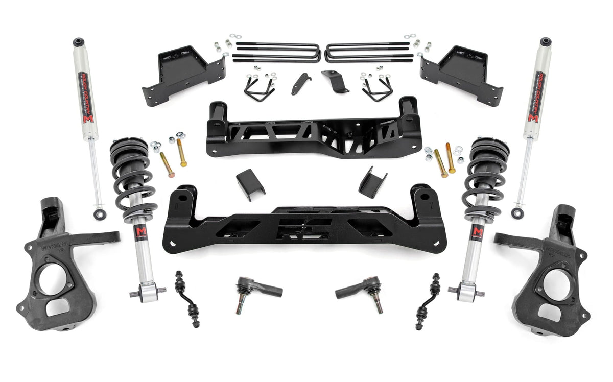 Rough Country - 7 Inch Lift Kit - Cast Steel - M1 Struts/M1 - Chevy/GMC 1500 (14-18 & Classic) - 23740