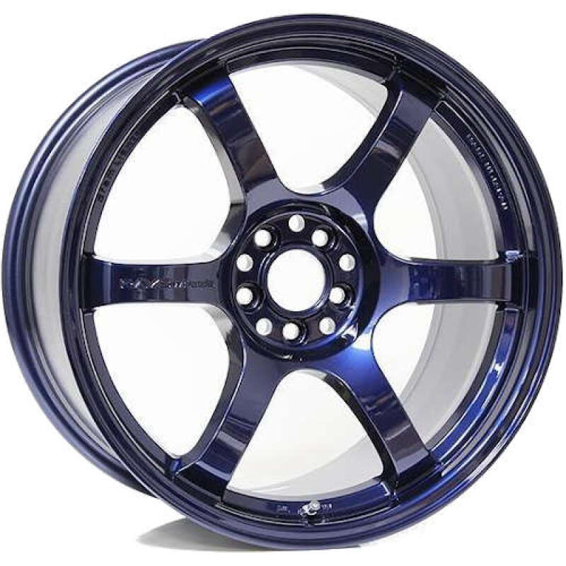 Gram Lights 57DR 18x9.5 +38 5-114.3 Eternal Blue Pearl Wheel - WGIX38EEBP