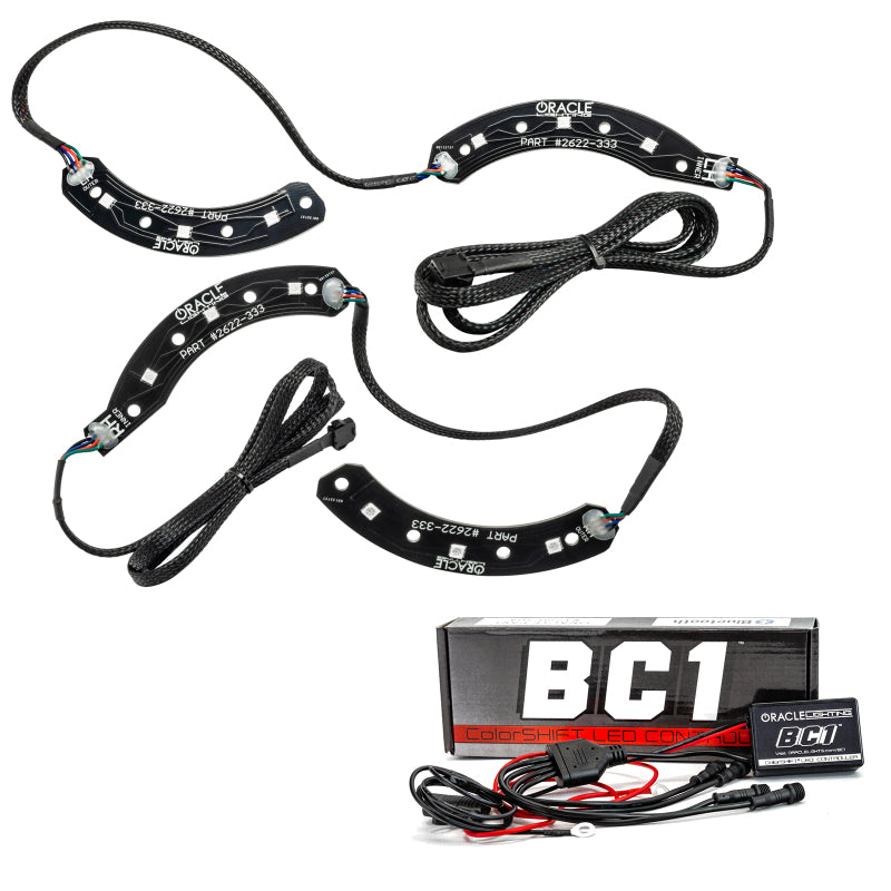 Oracle 14-15 Chevy Camaro RS Headlight DRL Upgrade Kit - ColorSHIFT w/ BC1 Controller SEE WARRANTY - 2622-335
