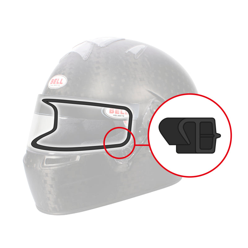 Bell Rubber Profile Visor Edge 77CM - Black - 2090011