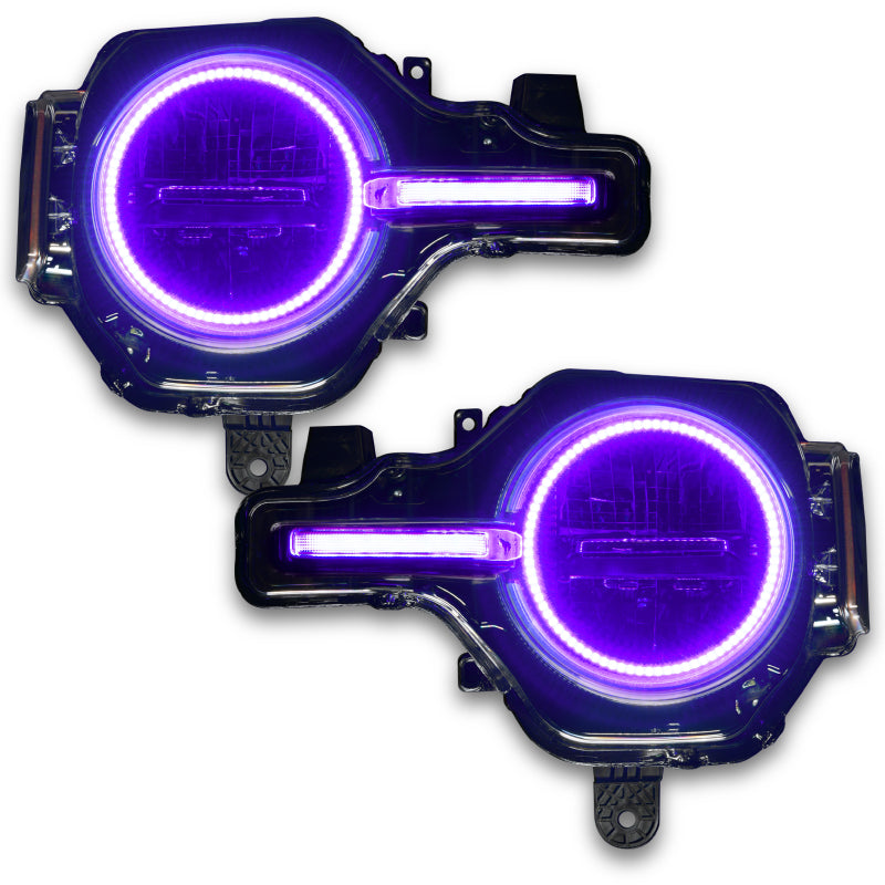 Oracle 2122 Ford Bronco Headlight Halo Kit w/DRL Bar  Base Headlights w/Simple Control SEE WARRANTY - 1471-504