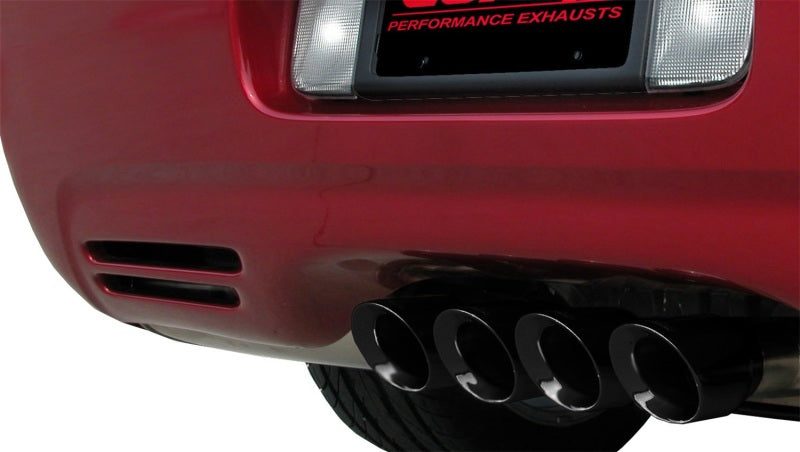 Corsa 1997-2004 Chevrolet Corvette C5 Z06 5.7L V8 Black Sport Axle-Back Exhaust - 14139BLK