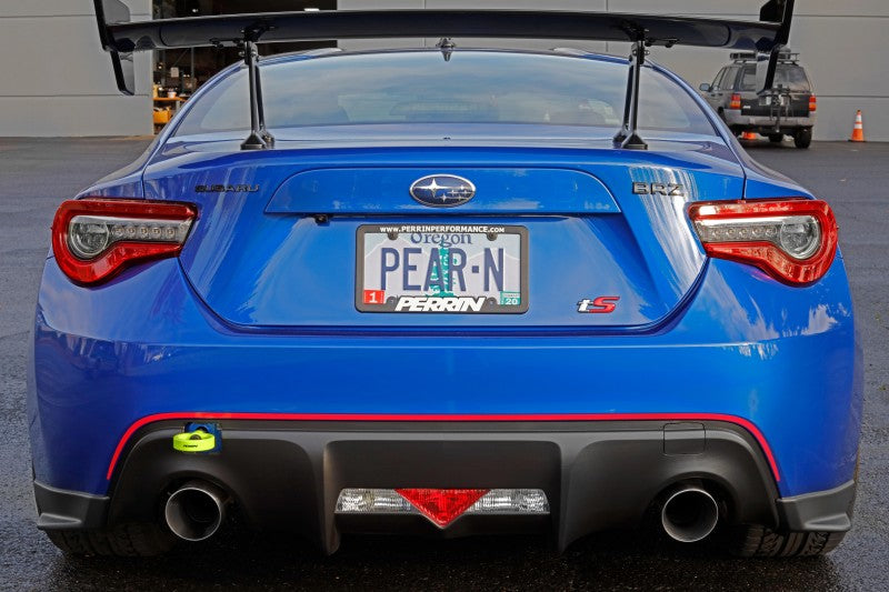 Perrin 13-24 Subaru BRZ / FRS / G86 Tow Hook Kit (Rear) - Neon Yellow - PSP-BDY-255NY
