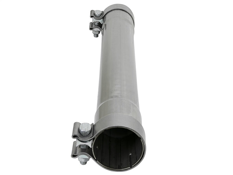 aFe MACH Force-Xp 409 SS Muffler Pipe 2.5in. Inlet/Outlet / 14in. Body / 20in. Length - 49M00035