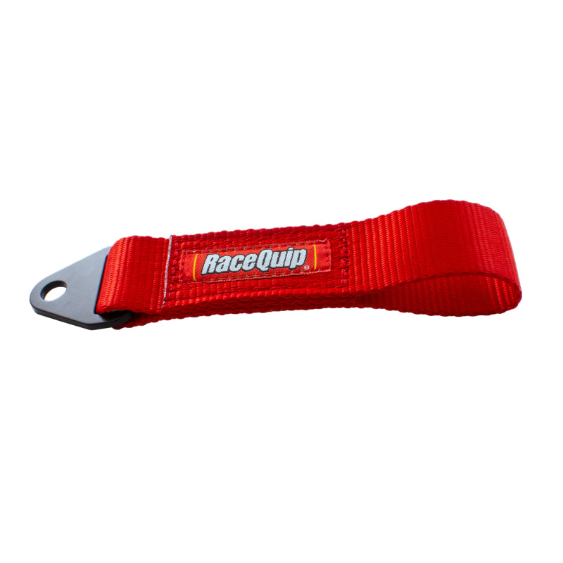 RaceQuip Race Car Tow Hook Strap with Soft Eye Loop End / 12000 LB Rating - 896146RQP