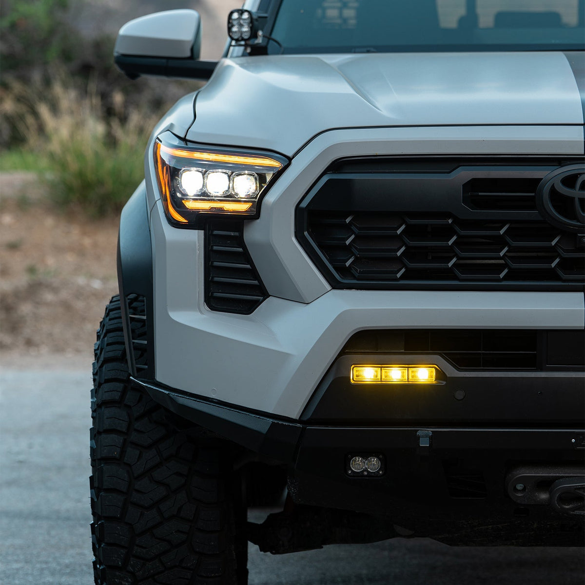 AlphaRex Wiring Adapter 24-25 Toyota Tacoma/22-25 Tundra/Sequoia Dual Color LED Projector Fog Lights - 210083 for 2024-2025 T