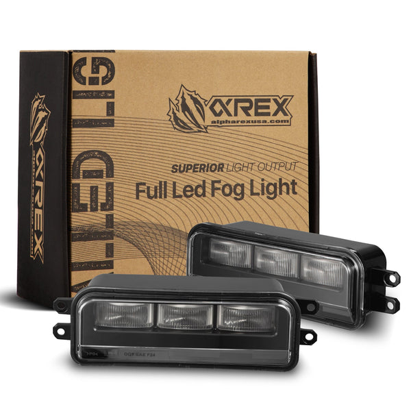 AlphaRex 22-25 Toyota Tundra/Sequoia Double Tap Dual Color LED Projector Fog Lights - 210018 for 2022-2025 Toyota Sequoia - f