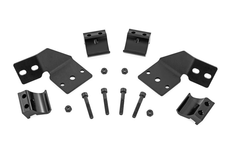 Rough Country - LED Cube Light Kit - Black Series w/ White DRL - Forward Facing - Polaris XPEDITION ADV 5/XPEDITION XP 5 - 93302