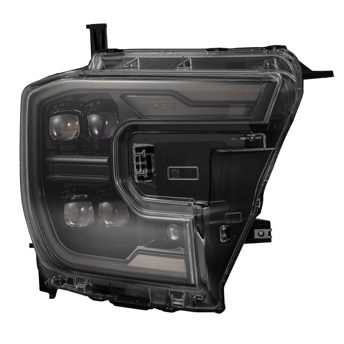 AlphaRex 24-26 Ford Ranger NOVA LED Proj Headlights Alpha Blk w/Activ Light/Seq Signal/Switchback - 880892 for 2024-2026 Ford
