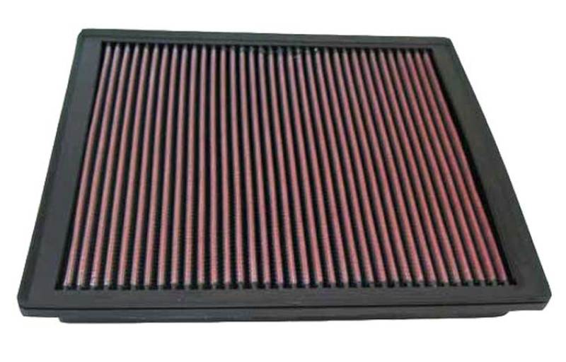K&N 02 Jeep Cherokee 4.7L-V8 Drop In Air Filter - 33-2246 for 1999-2005 Jeep Grand Cherokee - front view