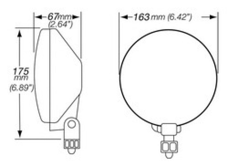 Hella 12V H3 12V ECE Fog Lamp - 005750411