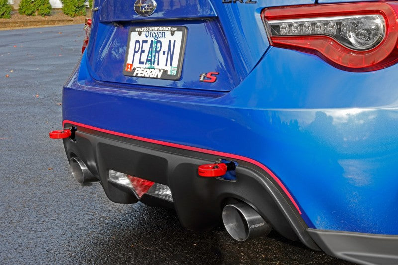 Perrin 13-24 BRZ / FRS / GR86 Tow Hook Kit (Rear) - Red - PSP-BDY-255RD