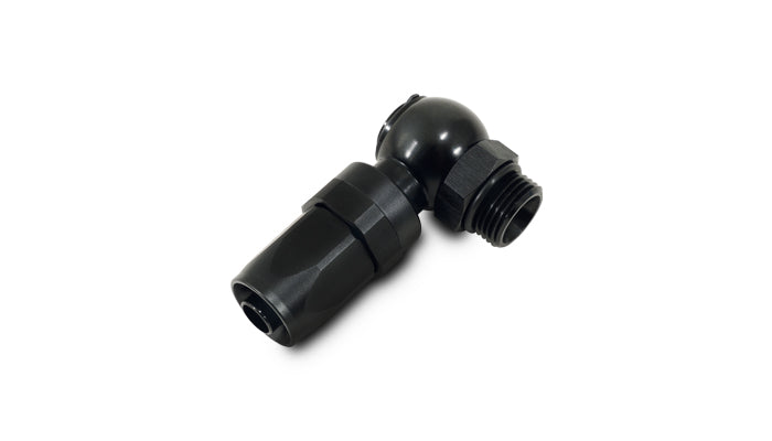 Vibrant Single -6AN x -6 ORB Male Banjo to Hose End Aluminum Fitting - 24426