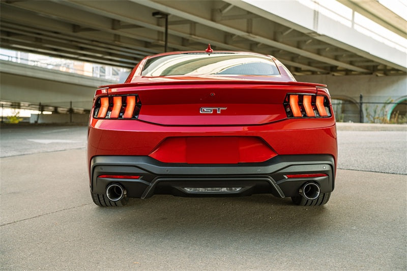 Corsa 2024 Ford Mustang GT Coupe 3in Sport Cat-Back Exhaust - 4.5in Carbon Fiber Tips - 21255CF