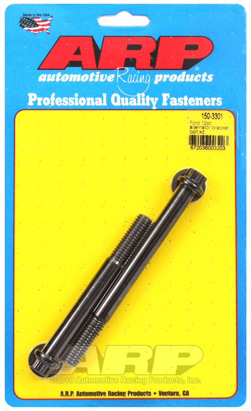 ARP Ford 12pt Alternator Bracket Bolt Kit - 150-3301 by ARP