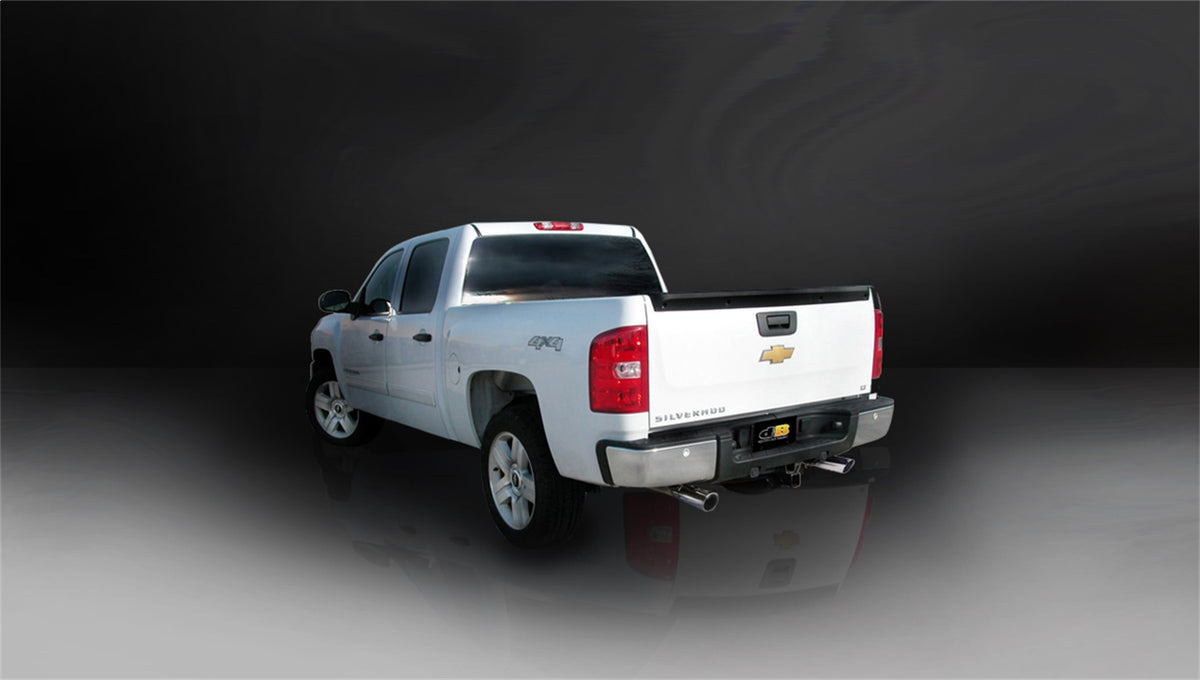 Corsa 2009-2013 Chevrolet Silverado Reg. Cab/Std. Bed 1500 4.8L V8 Polished Sport Cat-Back Exhaust - 24921