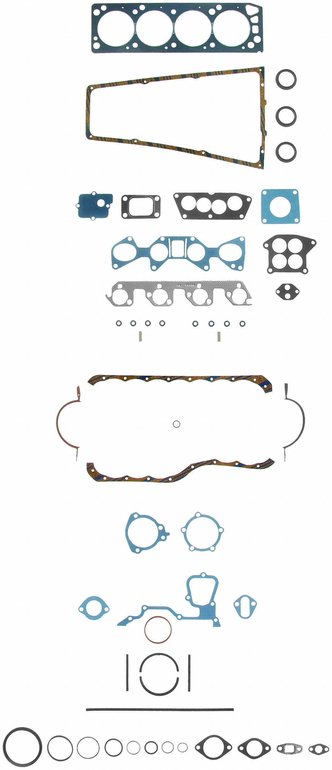 Fel-Pro Ford Ranger 260-1162 Engine Gasket Set - 2601162 for 1985 Ford Ranger - front view