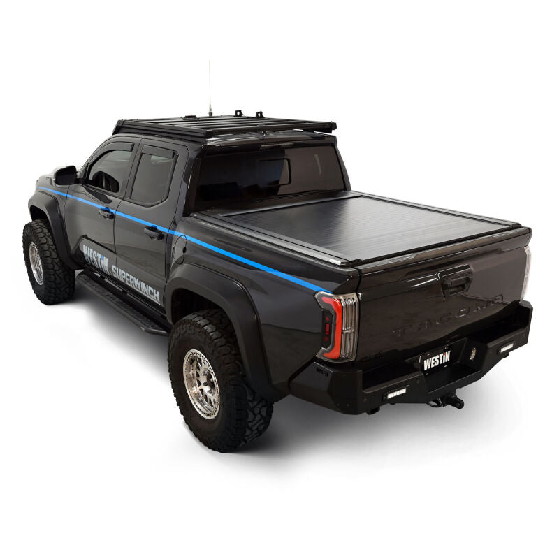 Westin 24-26 Toyota Tacoma 5ft Bed Manual Retractable Tonneau Cover - Black - 19-62785