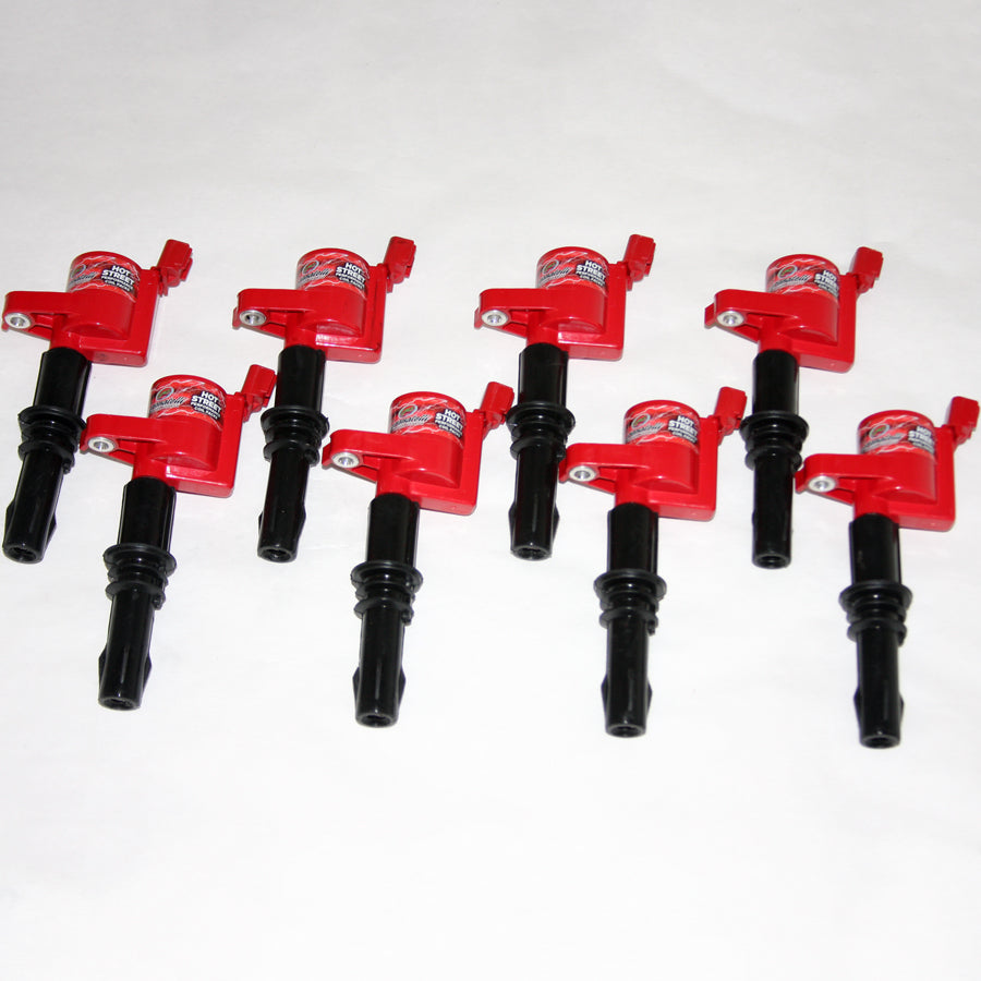 Granatelli 05-08 Ford 4.6L/5.4L 3V Hot Street Coil Packs - Black (Set of 8) - 25-3001