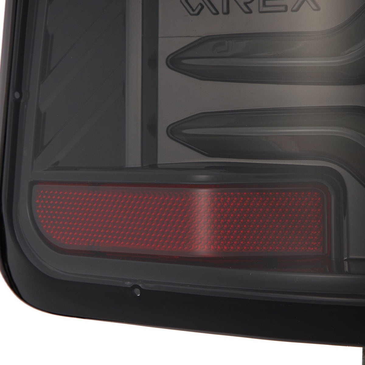 Alpharex 2025 Dodge Ram 1500 Luxx-Series LED Tail Lights - Alpha Black - 640032 for 2025 Dodge Ram 1500 - side view