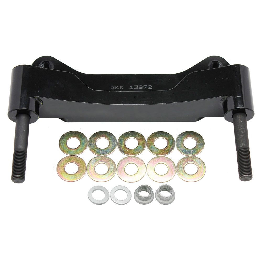 Wilwood bracket kit caliper AERO6 radial MT 99-12 subaru wrx front 14.00 rotor - 250-13973 - Product Photo