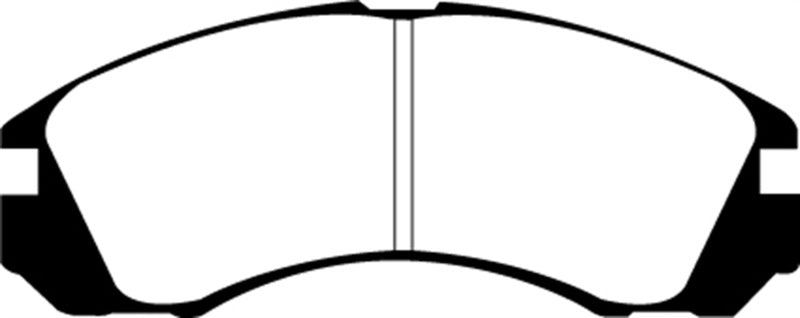 EBC 93-94 Eagle Talon 1.8 Ultimax2 Rear Brake Pads - UD329 for 1990-1994 Eagle Talon - front view