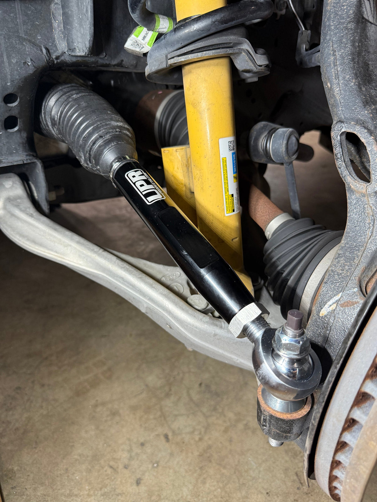 UPR - Heavy Duty Billet Tie Rod Heim Steering Kit (fits 21-26 Ford Bronco) UPR - 2520-01 for 2021-2026 Ford Bronco - angle vi